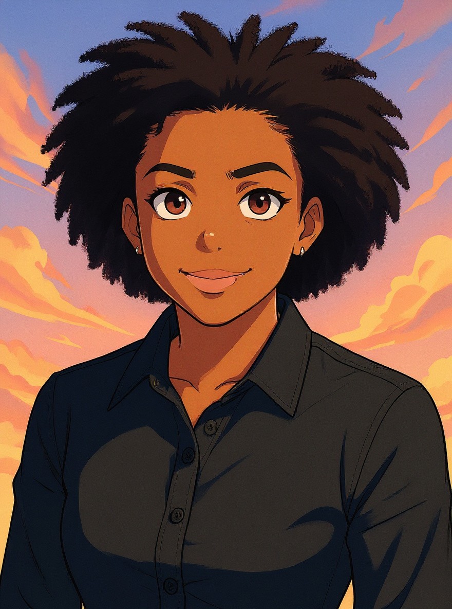 AI Anime Portrait example